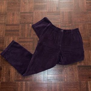 Corduroy Purple Pants US 2